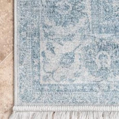 NuLOOM Vintage Floral Elyse Fringe Rug Area Rug New Arrivals