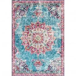 NuLOOM Vintage Medallion Leola Area Rug