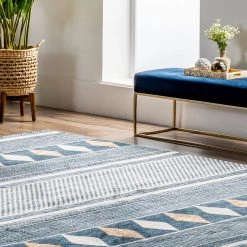 NuLOOM Harper Mosaic Tribal Stripes Area Rug New Arrivals