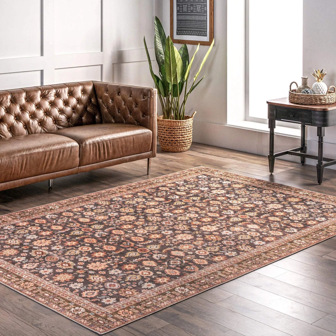NuLOOM New Arrivals Claire Washable Floral Area Rug 2 NuLOOM New Arrivals Claire Washable Floral Area Rug