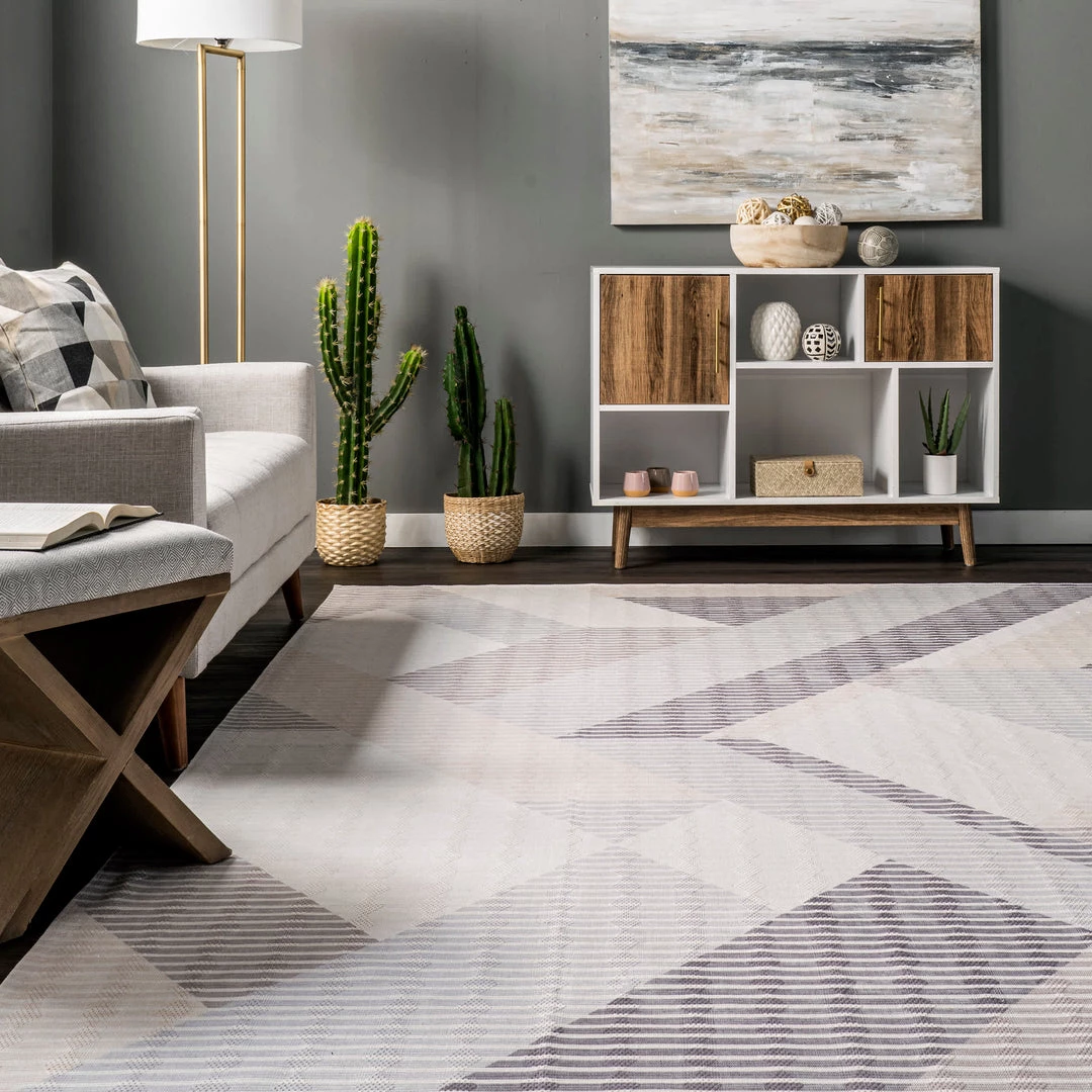 NuLOOM Pinstriped Abstract Washable Area Rug 8 NuLOOM Pinstriped Abstract Washable Area Rug