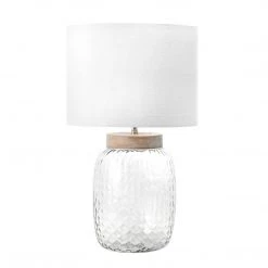 NuLOOM Haines 20" Glass Table Lamp