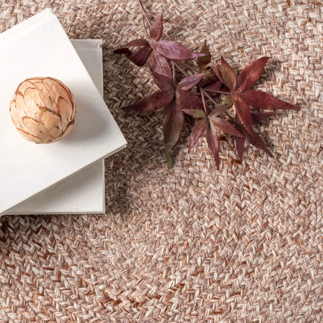 NuLOOM Kyla Handmade Braided Farmhouse Round Area Rug New Arrivals 5 NuLOOM Kyla Handmade Braided Farmhouse Round Area Rug New Arrivals