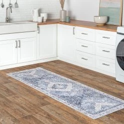 NuLOOM New Arrivals Elsa Machine Washable Floral Blossom Medallion Area Rug 37 NuLOOM New Arrivals Elsa Machine Washable Floral Blossom Medallion Area Rug