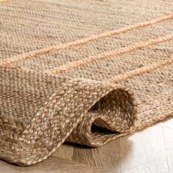 NuLOOM New Arrivals Caile Hand Loomed Raised Geometric Jute Area Rug