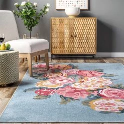 NuLOOM Lauryn Machine Washable Floral Area Rug 17 NuLOOM Lauryn Machine Washable Floral Area Rug