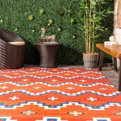 NuLOOM Lani Aztec Indoor/Outdoor Area Rug