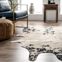 NuLOOM Faux Cowhide Washable Area Rug New Arrivals