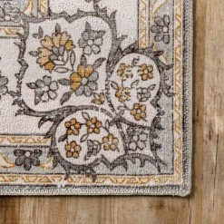 NuLOOM New Arrivals Ren Machine Washable Vintage Floral Area Rug