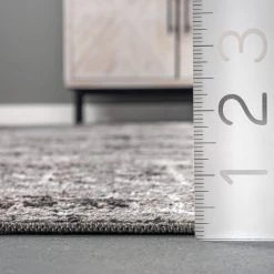 NuLOOM Prestyn Machine Washable Faded Tribal Trellis Area Rug New Arrivals