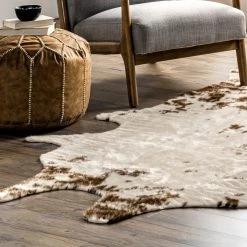 NuLOOM Faux Cowhide Washable Area Rug New Arrivals