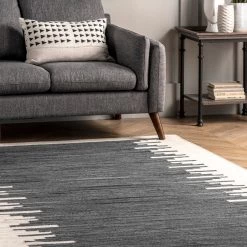 NuLOOM New Arrivals Irina Hand Loomed Contemporary Cotton Area Rug