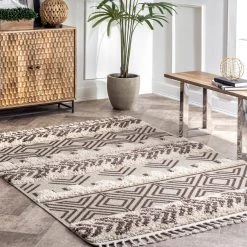NuLOOM Zuri Shaggy Banded Tribal Area Rug New Arrivals