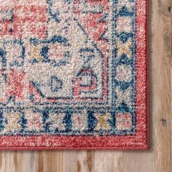 NuLOOM New Arrivals Juliette Vintage Diamond Medallion Area Rug