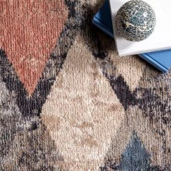 NuLOOM Saoirse Distressed Trellis Area Rug New Arrivals