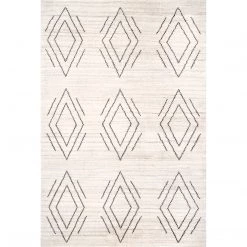 NuLOOM Kassie Dual Diamonds Hand Knotted Wool Area Rug New Arrivals