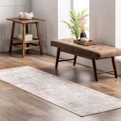 NuLOOM New Arrivals Julia Machine Washable Transitional Border Area Rug