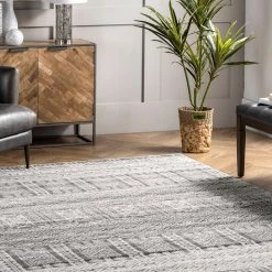 NuLOOM New Arrivals Mabe Geometric Aztec Area Rug