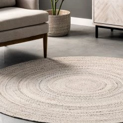 NuLOOM Kyla Handmade Braided Farmhouse Round Area Rug New Arrivals 43 NuLOOM Kyla Handmade Braided Farmhouse Round Area Rug New Arrivals