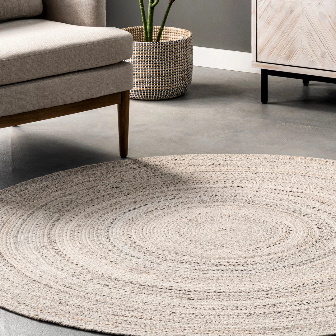 NuLOOM Kyla Handmade Braided Farmhouse Round Area Rug New Arrivals 17 NuLOOM Kyla Handmade Braided Farmhouse Round Area Rug New Arrivals