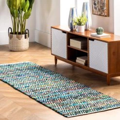 NuLOOM Hand Woven Chevron Rochell Area Rug Contemporary