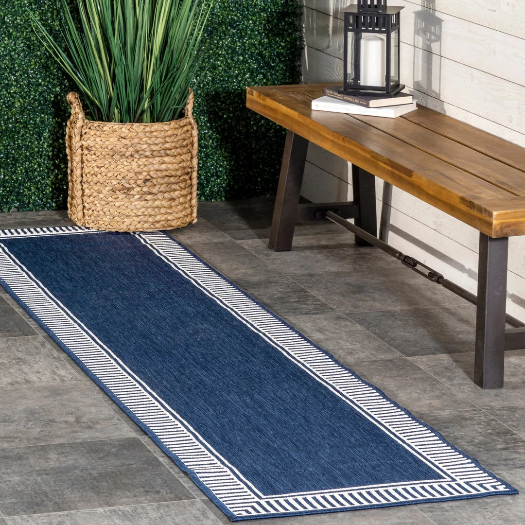 NuLOOM Asha Simple Border Indoor/Outdoor Area Rug New Arrivals 32 NuLOOM Asha Simple Border Indoor/Outdoor Area Rug New Arrivals