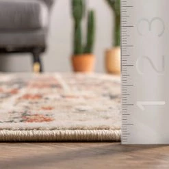 NuLOOM Niamh Distressed Ethnic Motif Area Rug