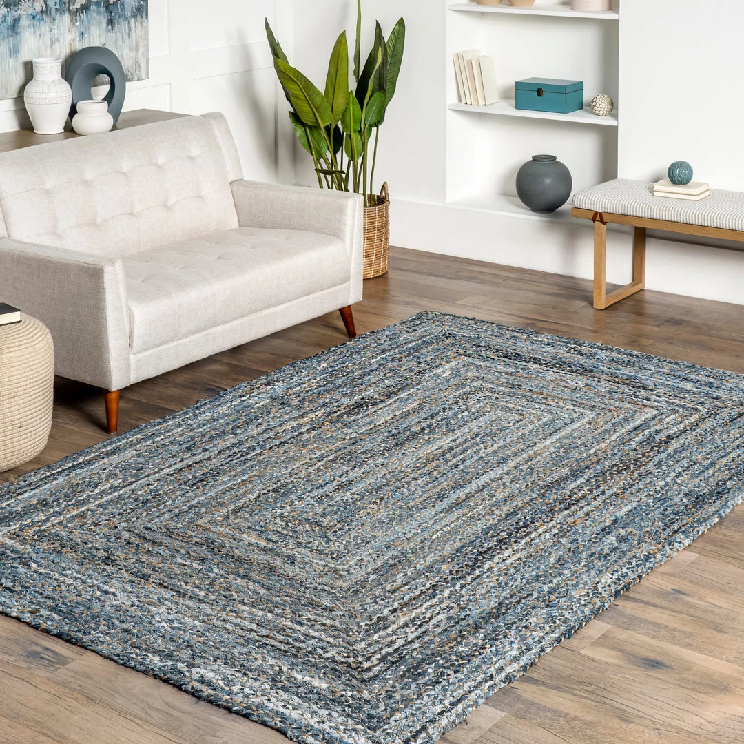 NuLOOM Bedroom Hand Braided Otelia Denim And Jute Area Rug 9 NuLOOM Bedroom Hand Braided Otelia Denim And Jute Area Rug