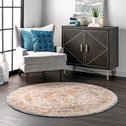 NuLOOM Vintage Medallion Justine Area Rug