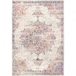 NuLOOM Vintage Medallion Leola Area Rug