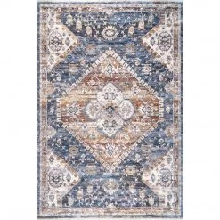 NuLOOM Addison Transitional Faded Medallion Fringe Area Rug New Arrivals