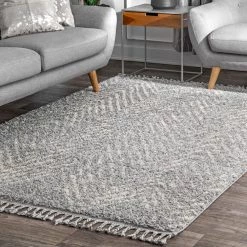NuLOOM Amanda Moroccan Chevron Tassel Area Rug New Arrivals