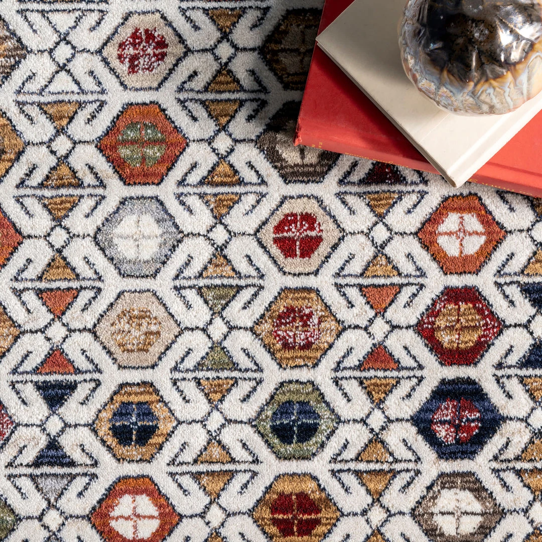 NuLOOM Posie Geometric Stripe Fringe Area Rug 6 NuLOOM Posie Geometric Stripe Fringe Area Rug