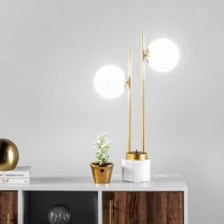 NuLOOM Arta 25" Metal Table Lamp