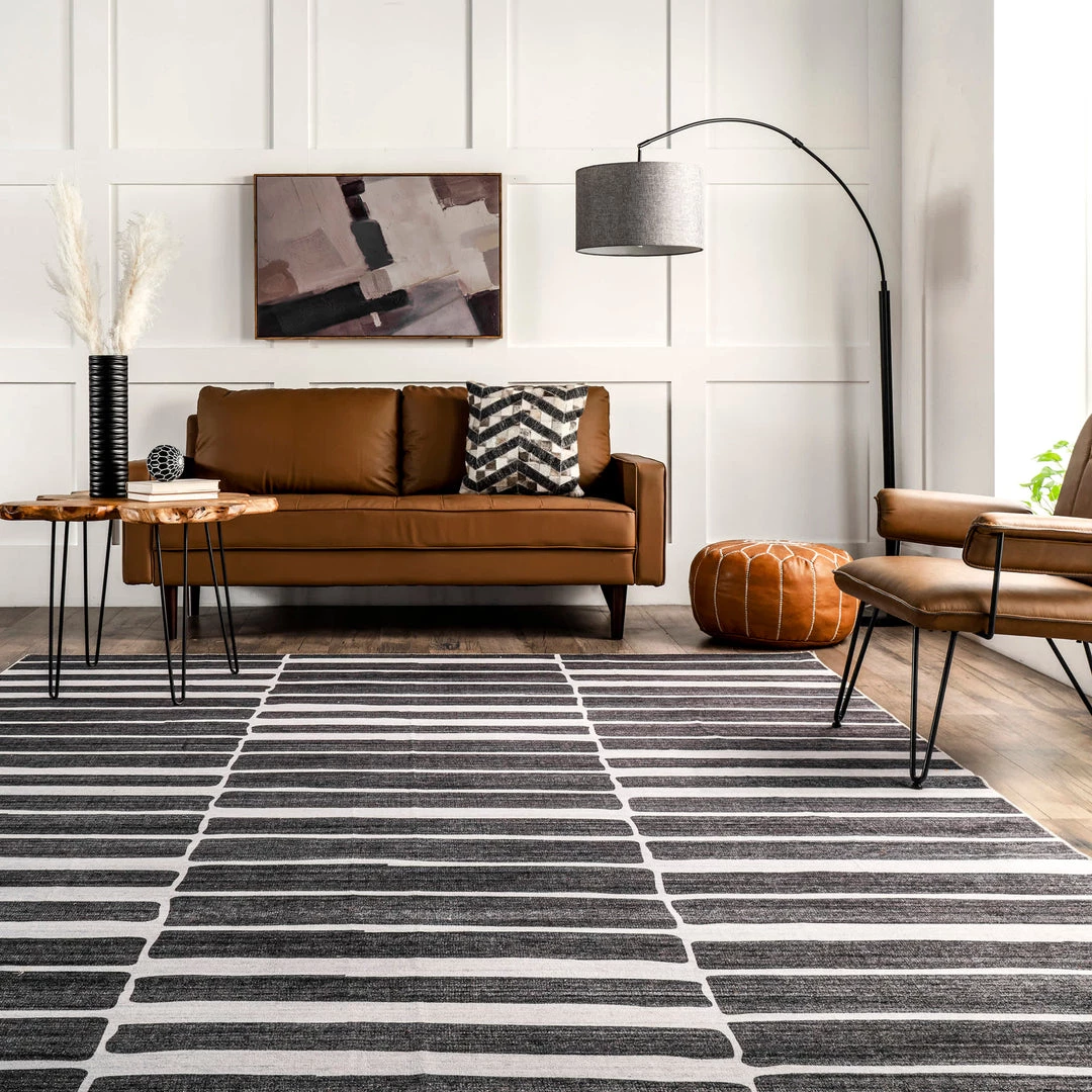 NuLOOM Henry Contemporary Striped Machine Washable Area Rug 8 NuLOOM Henry Contemporary Striped Machine Washable Area Rug