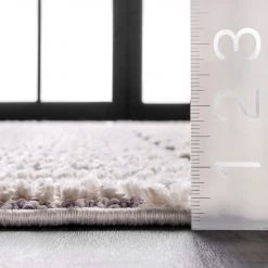 NuLOOM New Arrivals Talula Soft Textured Tassel Area Rug