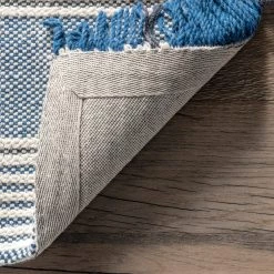 NuLOOM Jennie Hand Loomed Wool Striped Flatweave Fringe Area Rug New Arrivals 15 NuLOOM Jennie Hand Loomed Wool Striped Flatweave Fringe Area Rug New Arrivals