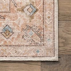 NuLOOM Cardinal Medallion Washable Area Rug