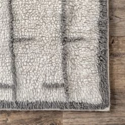 NuLOOM New Arrivals Zelda Machine Washable Wool Modern Geometric Area Rug