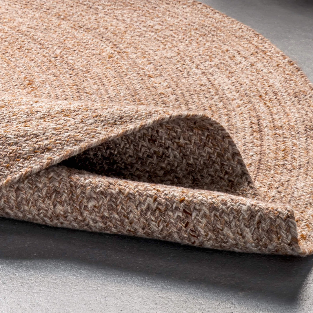 NuLOOM Kyla Handmade Braided Farmhouse Round Area Rug New Arrivals 3 NuLOOM Kyla Handmade Braided Farmhouse Round Area Rug New Arrivals