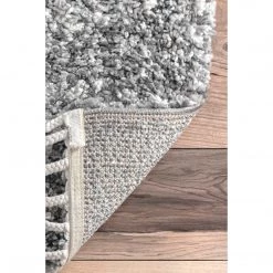NuLOOM Brooke Contemporary Soft Shag Tassel Area Rug