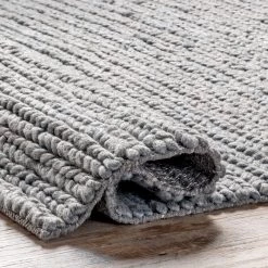 NuLOOM Hand Woven Chunky Woolen Cable Area Rug Best Sellers 90 NuLOOM Hand Woven Chunky Woolen Cable Area Rug Best Sellers