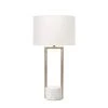 NuLOOM Lighting Westbury 23" Metal & Marble Table Lamp