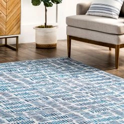 NuLOOM Mitzi Abstract Lines Machine Washable Area Rug New Arrivals