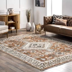 NuLOOM Vanesa Medallion Fringe Area Rug