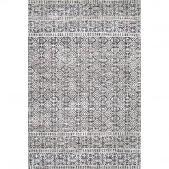 NuLOOM New Arrivals Textured Tribal Trellis Area Rug
