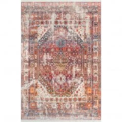 NuLOOM Farley Medallion Fringe Area Rug