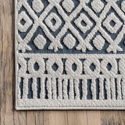 NuLOOM New Arrivals Tina Textured Geometric Banded Area Rug 31 NuLOOM New Arrivals Tina Textured Geometric Banded Area Rug