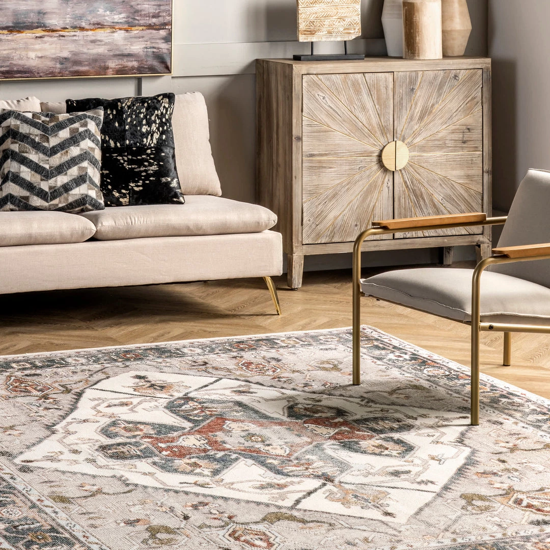 NuLOOM Mali Machine Washable Traditional Medallion Area Rug New Arrivals 9 NuLOOM Mali Machine Washable Traditional Medallion Area Rug New Arrivals