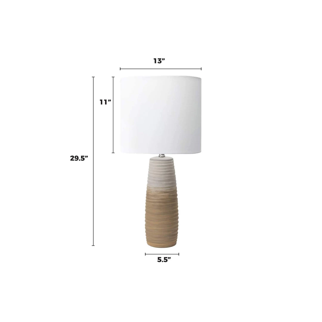 NuLOOM New Arrivals Monterey 30" Ceramic Table Lamp 4 NuLOOM New Arrivals Monterey 30" Ceramic Table Lamp